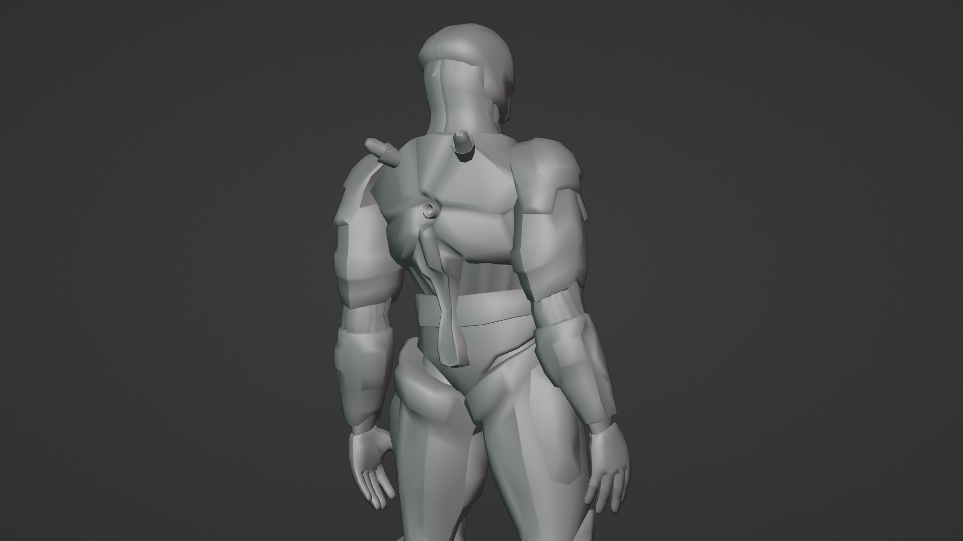 Sentinel Drone Unit Animated Sci-Fi Robot Low-poly 3D model_16