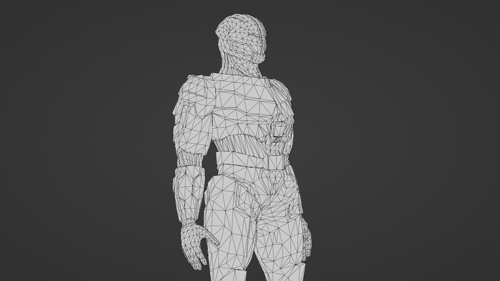 Sentinel Drone Unit Animated Sci-Fi Robot Low-poly 3D model_25