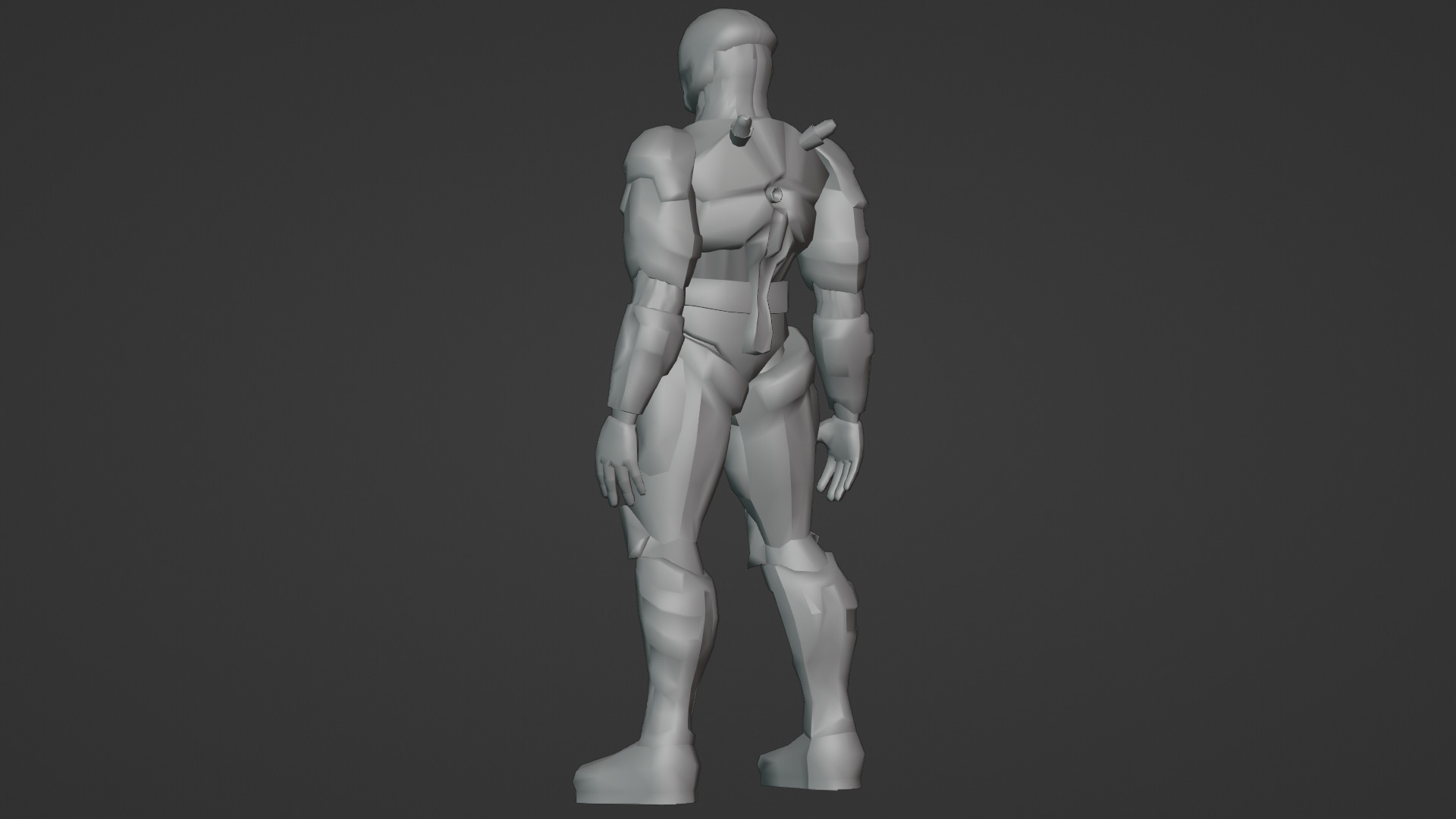Sentinel Drone Unit Animated Sci-Fi Robot Low-poly 3D model_19