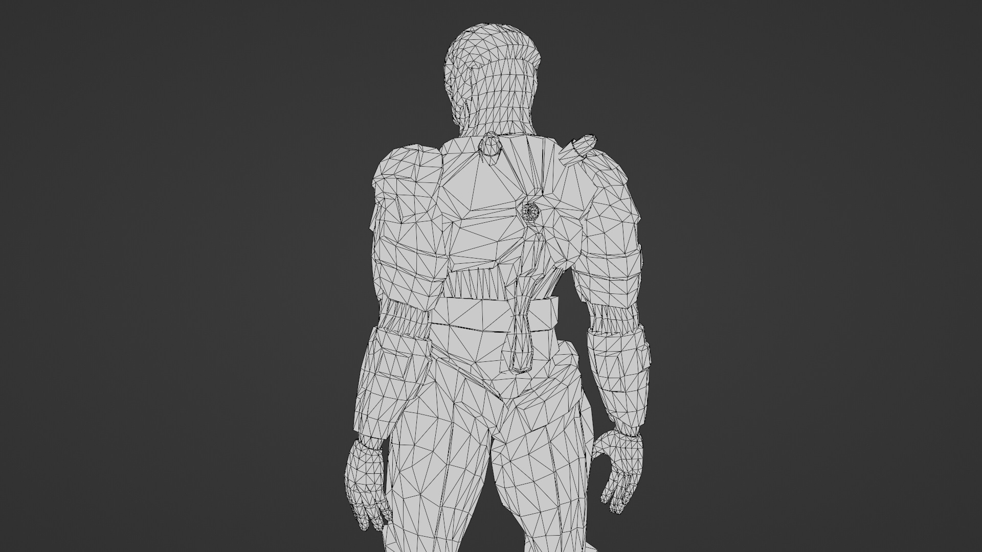 Sentinel Drone Unit Animated Sci-Fi Robot Low-poly 3D model_26