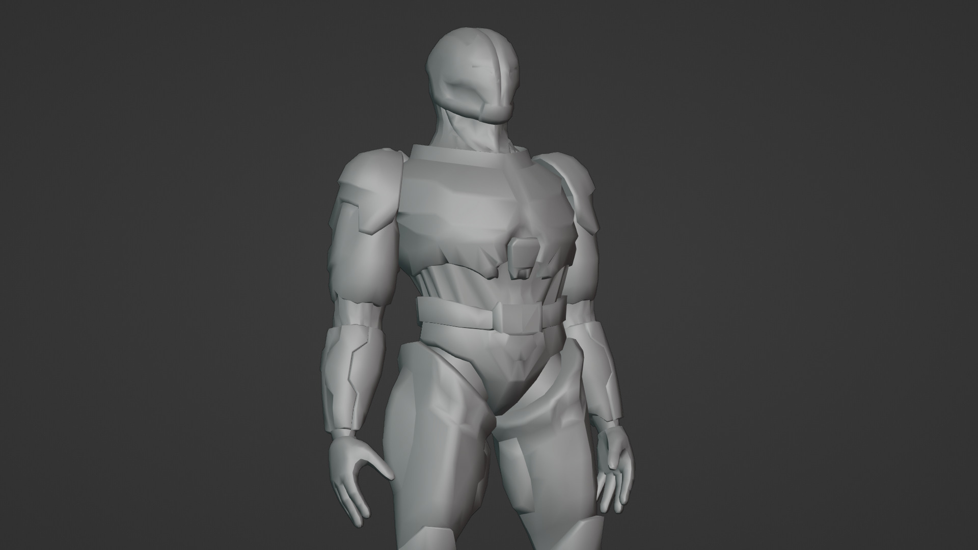 Sentinel Drone Unit Animated Sci-Fi Robot Low-poly 3D model_23