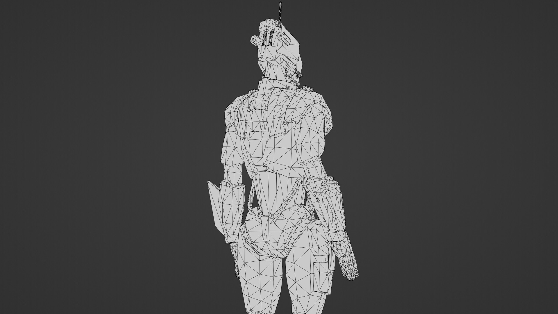 Atlas Combat Mech Sci-Fi Robot 3D Model Rigged Low-poly 3D model_28