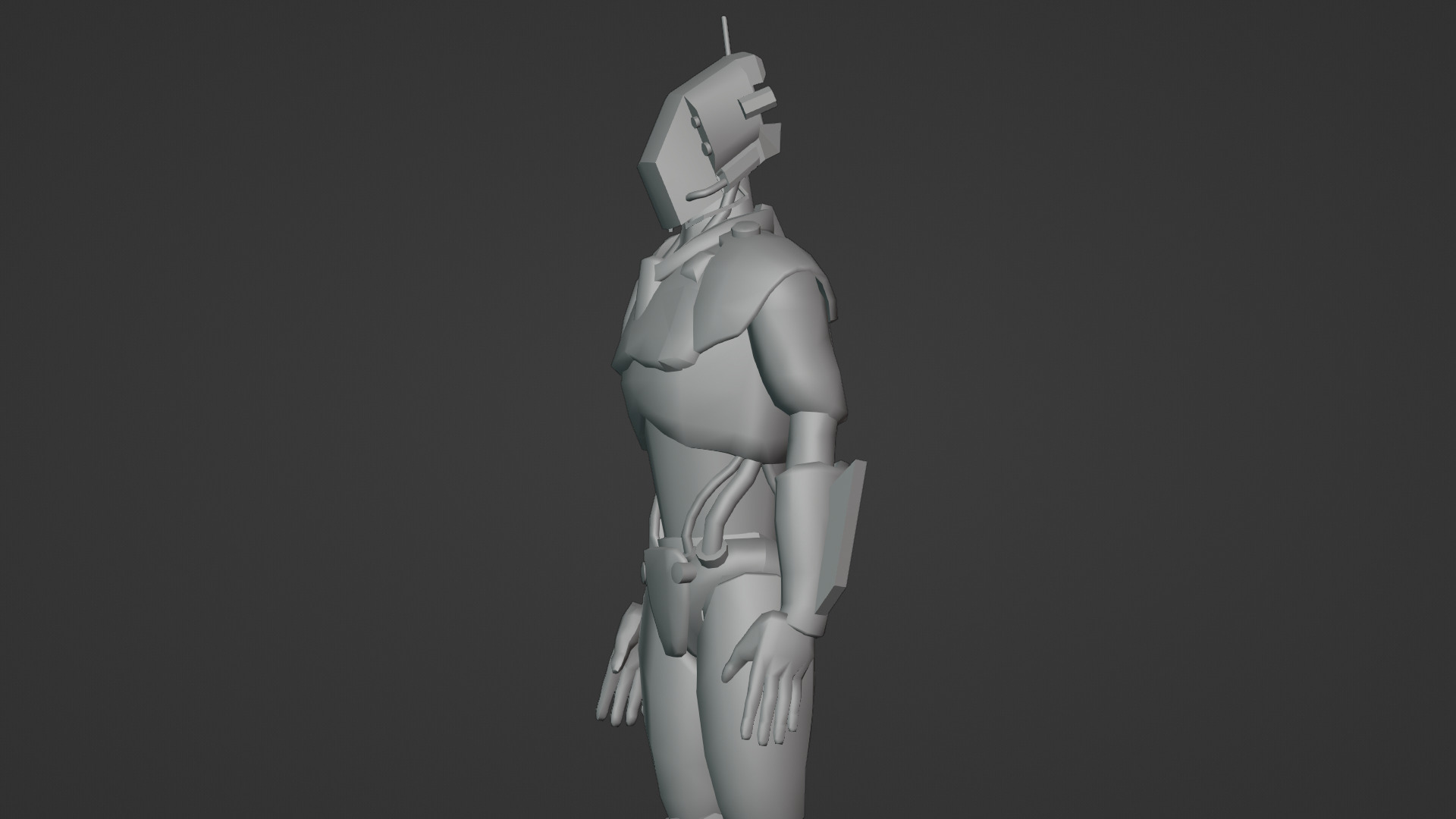 Atlas Combat Mech Sci-Fi Robot 3D Model Rigged Low-poly 3D model_24