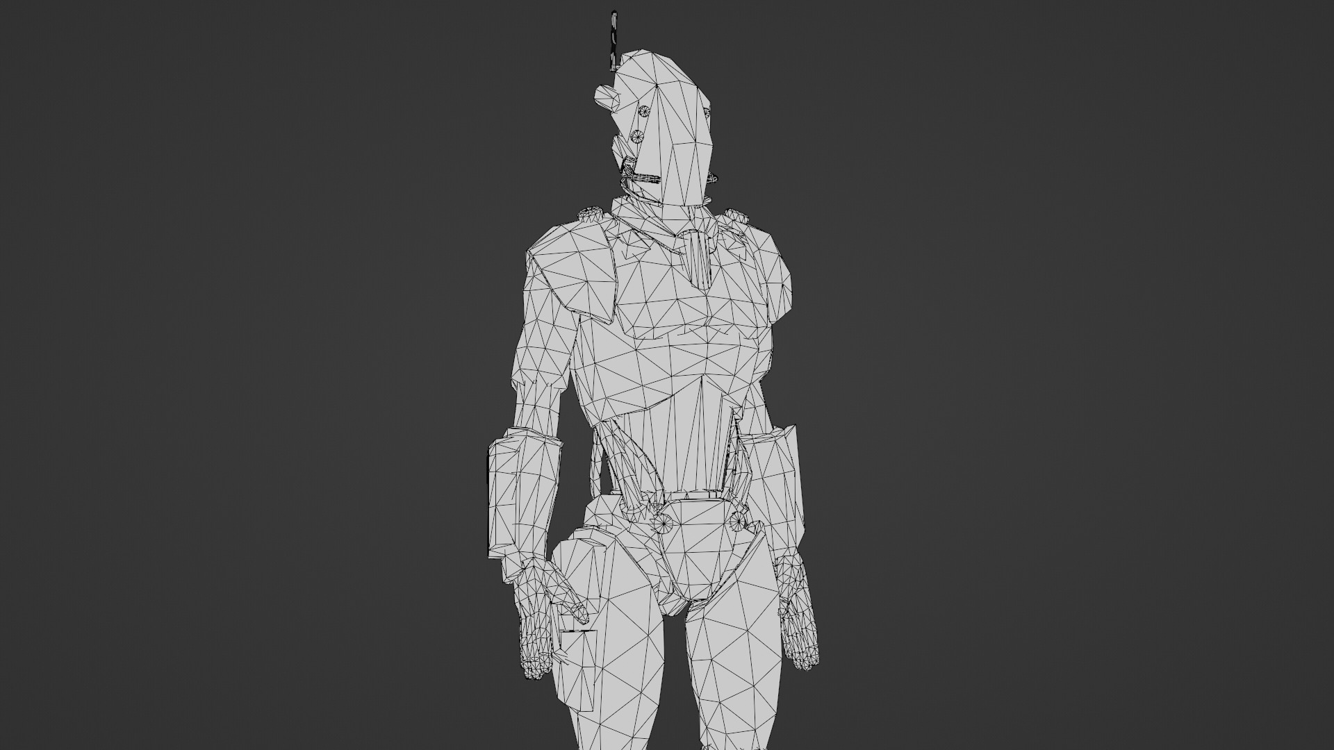 Atlas Combat Mech Sci-Fi Robot 3D Model Rigged Low-poly 3D model_35