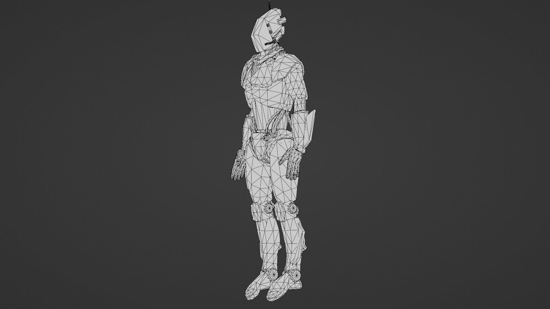 Atlas Combat Mech Sci-Fi Robot 3D Model Rigged Low-poly 3D model_30