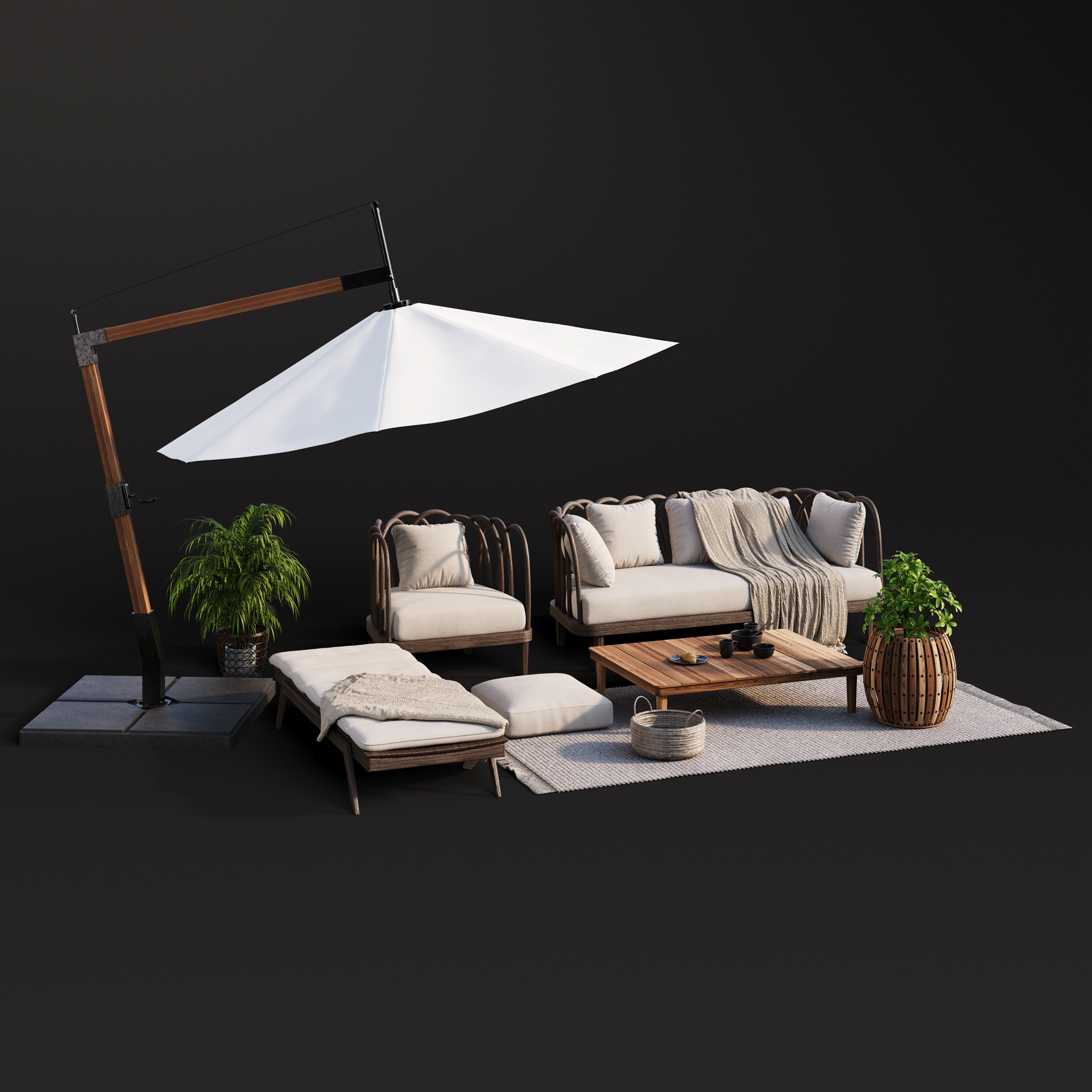 Archmodels vol 302 - patio furniture sets 3D model_22