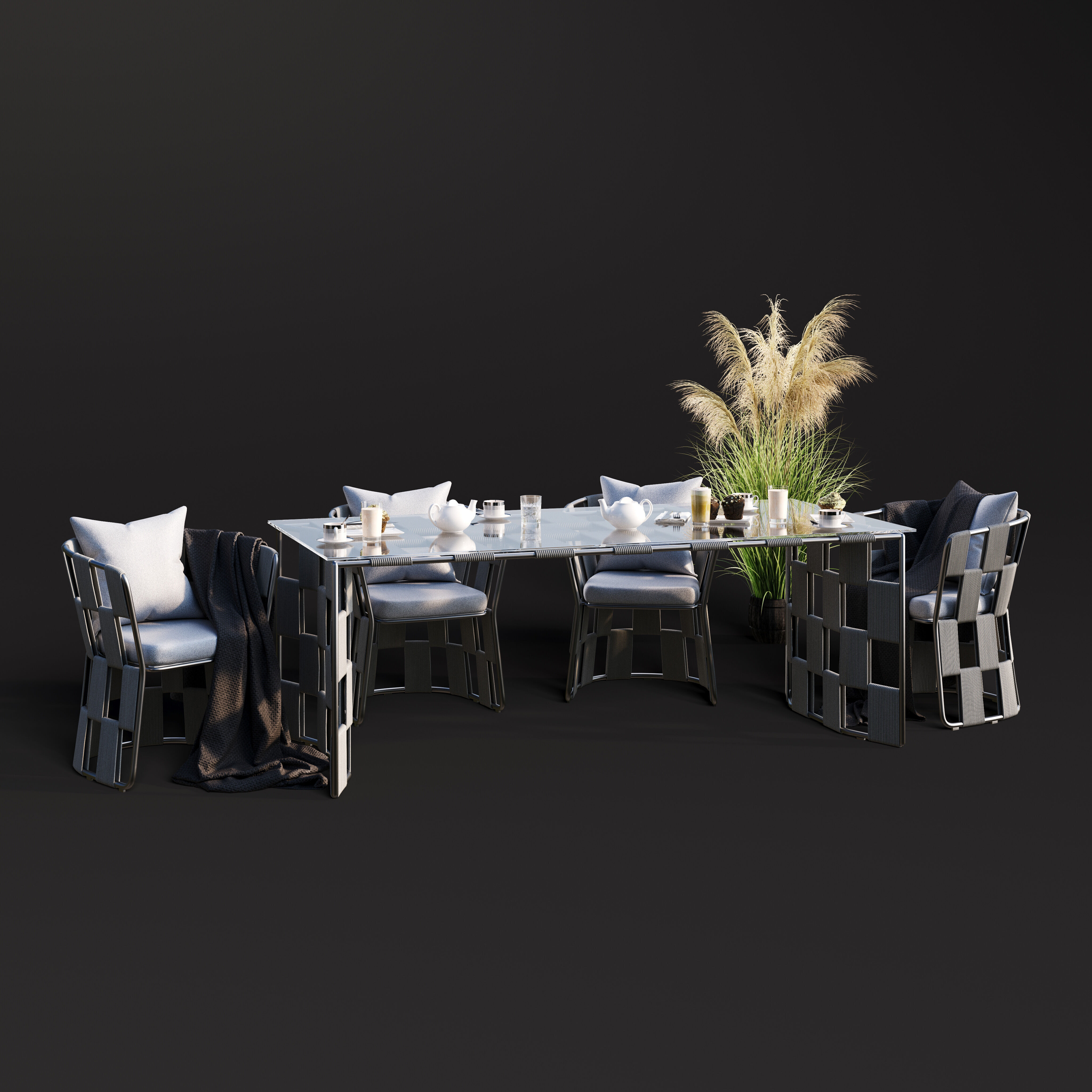 Archmodels vol 302 - patio furniture sets 3D model_12