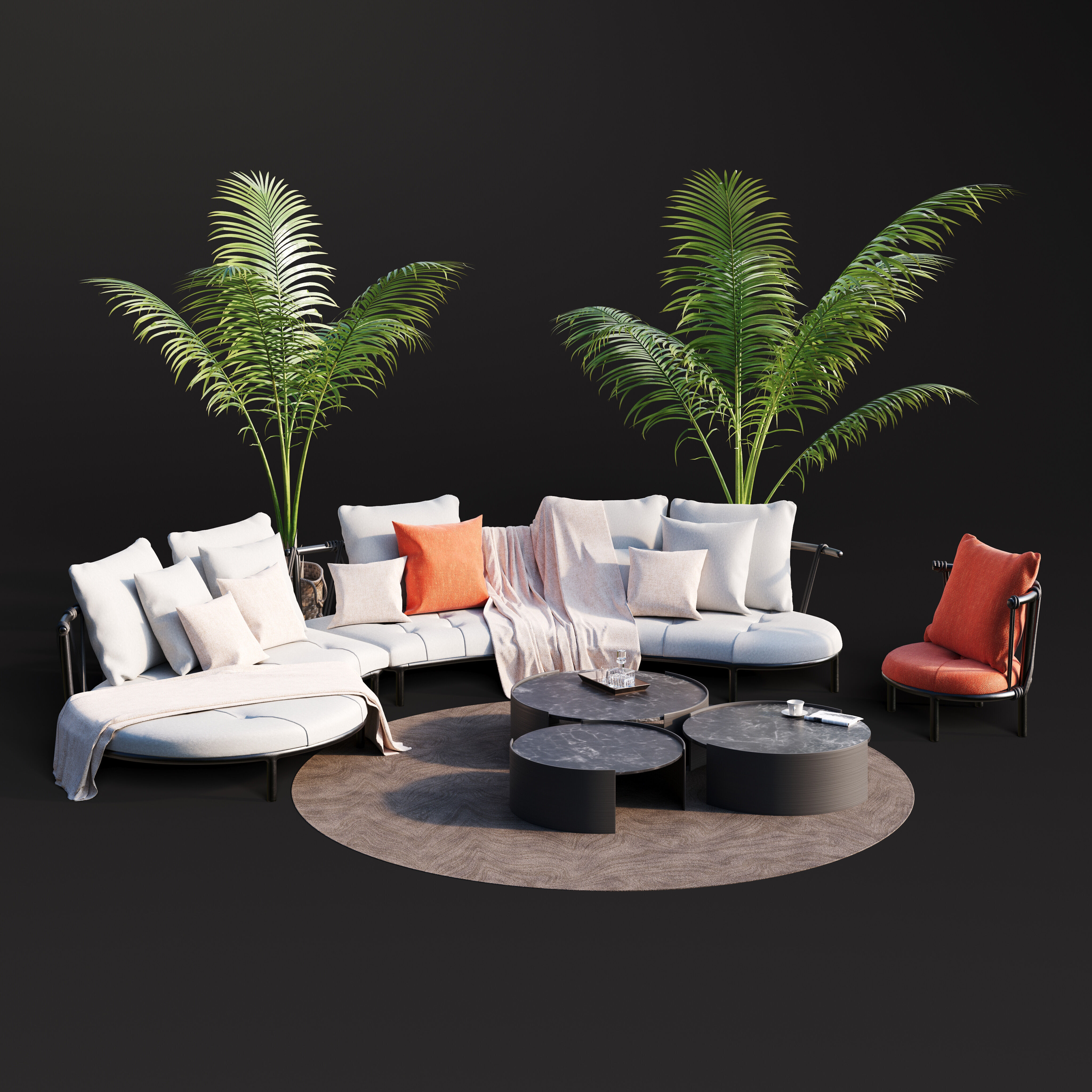 Archmodels vol 302 - patio furniture sets 3D model_19
