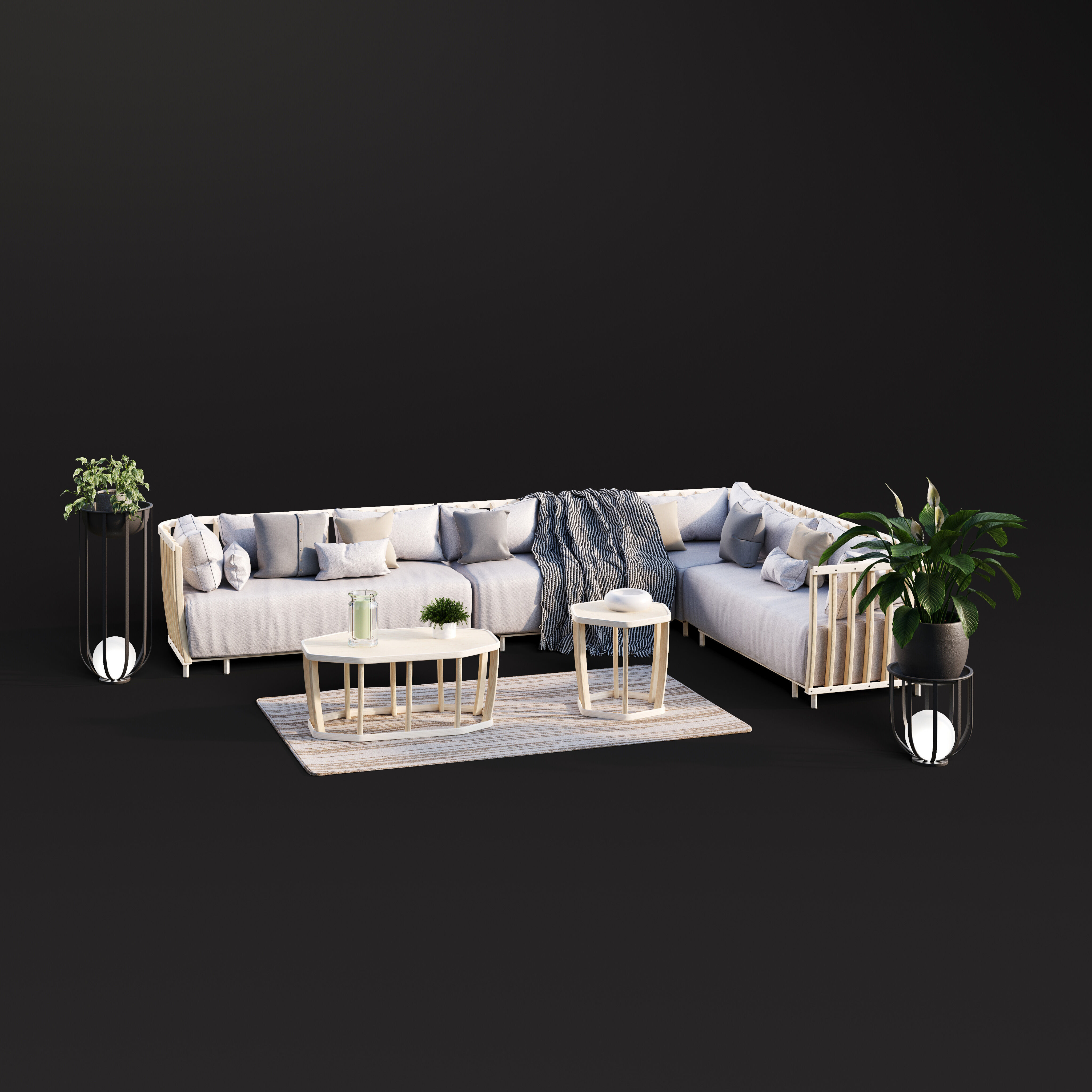 Archmodels vol 302 - patio furniture sets 3D model_13