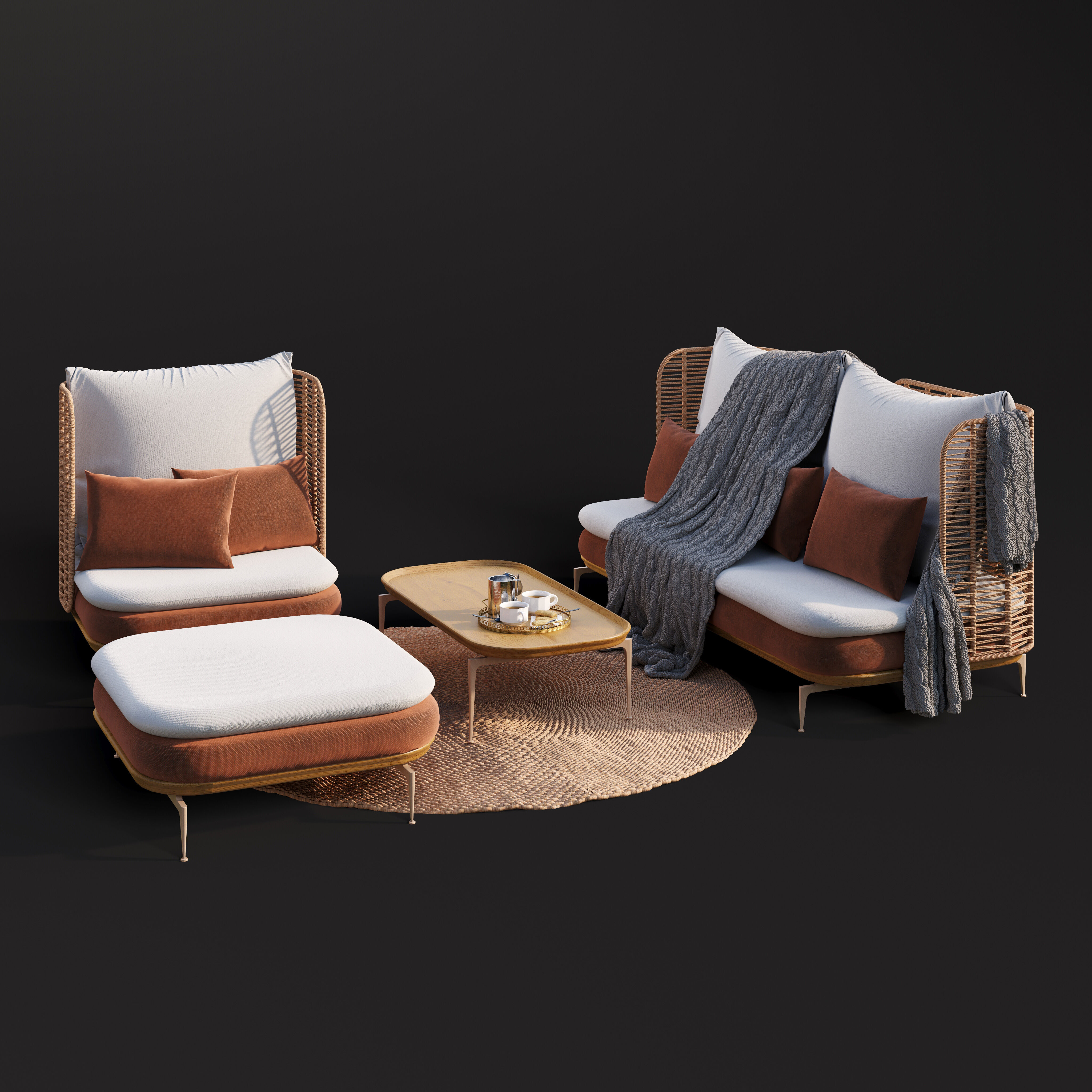 Archmodels vol 302 - patio furniture sets 3D model_26