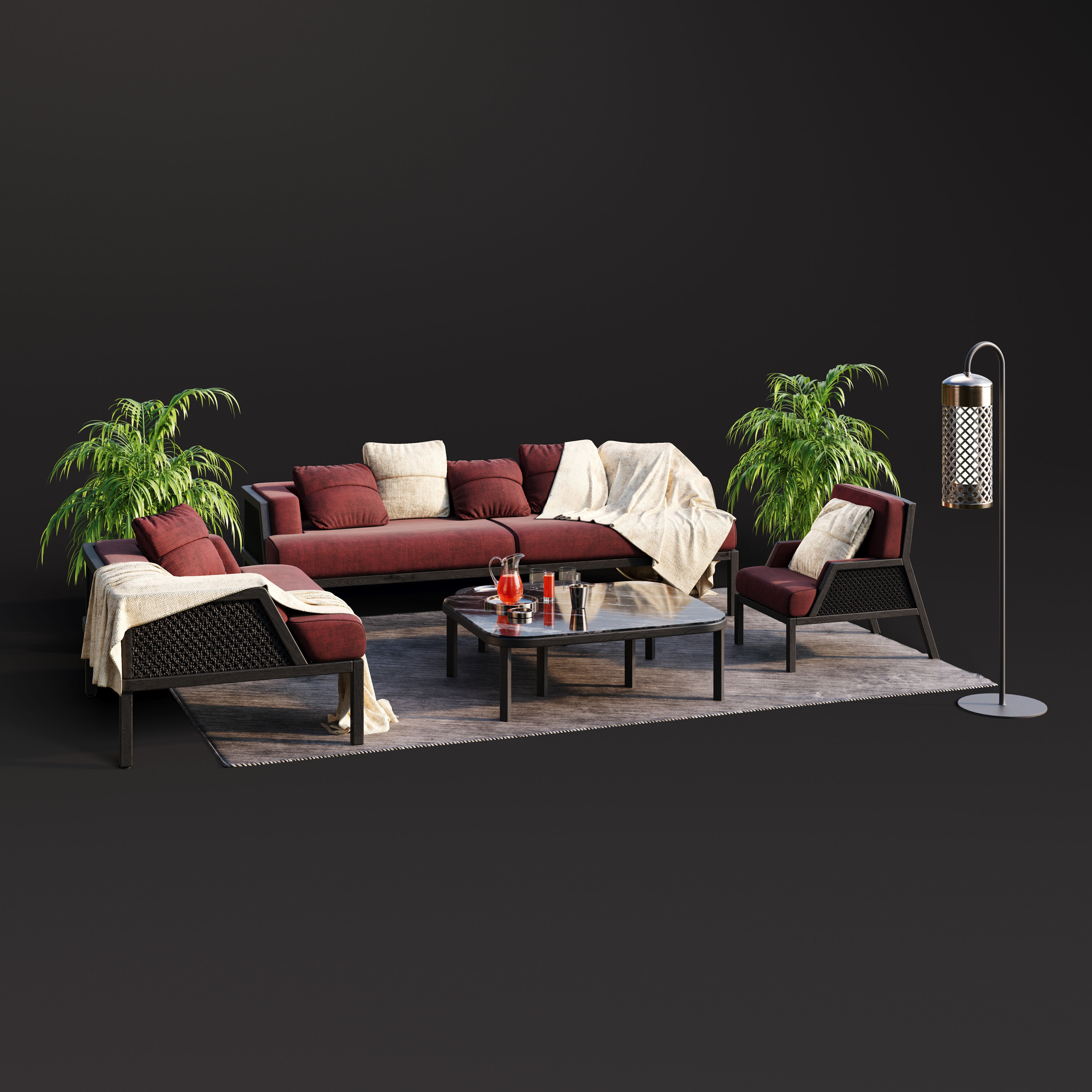 Archmodels vol 302 - patio furniture sets 3D model_16