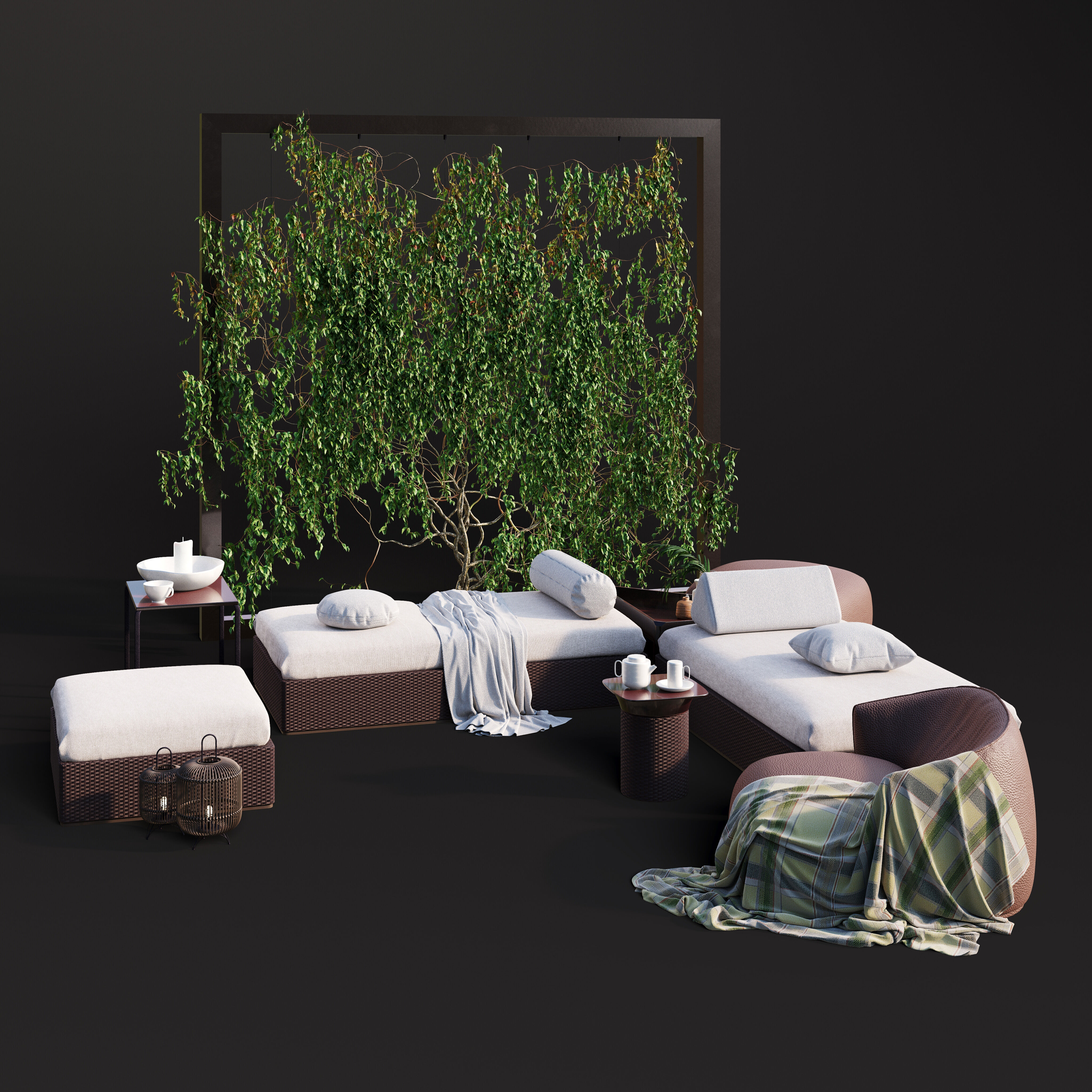 Archmodels vol 302 - patio furniture sets 3D model_18