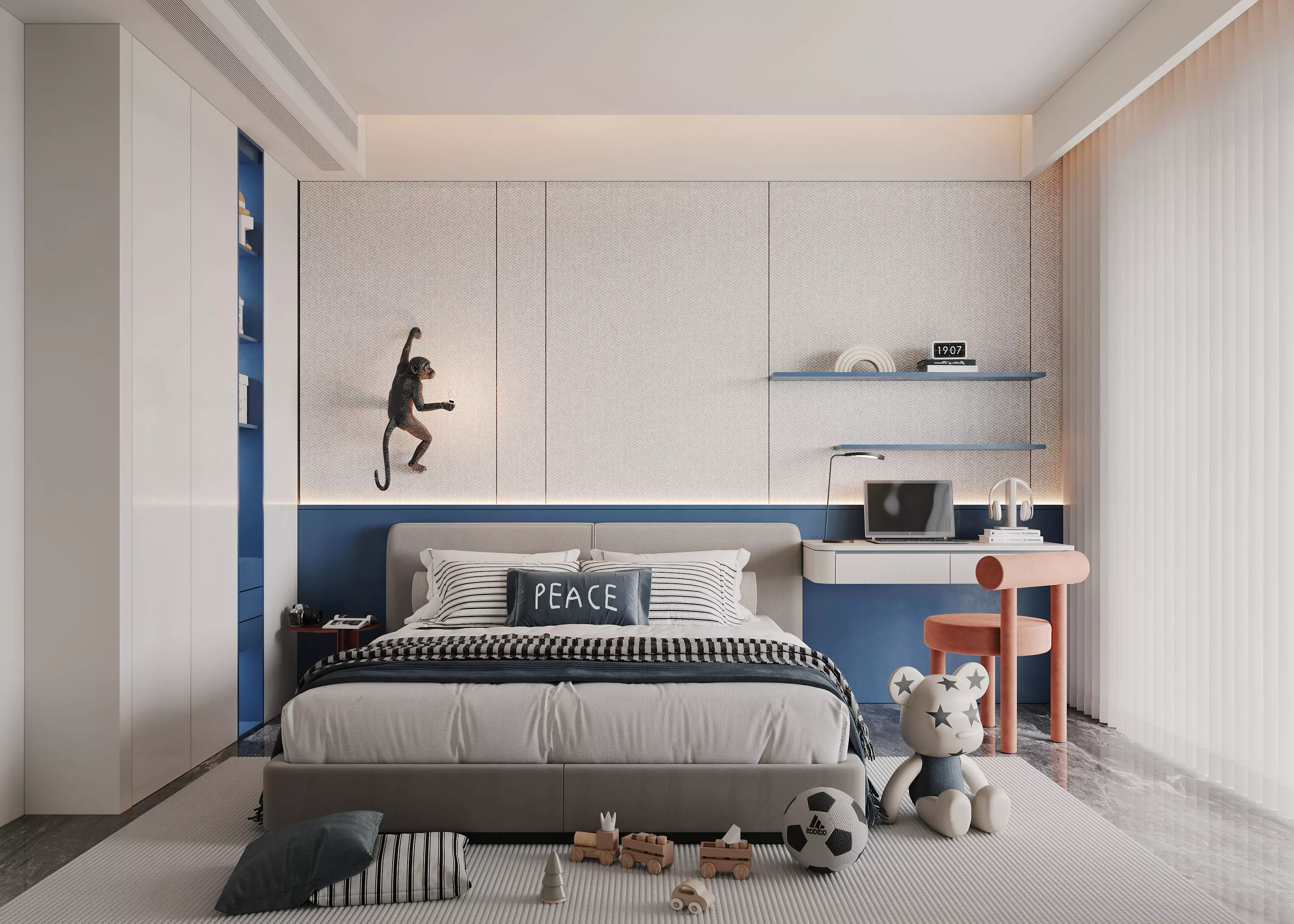 Child Bedroom interior 129 3D model