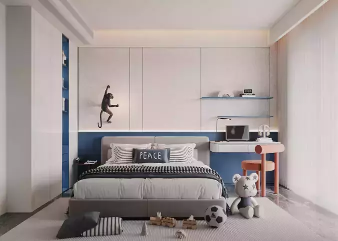 Child Bedroom interior 129