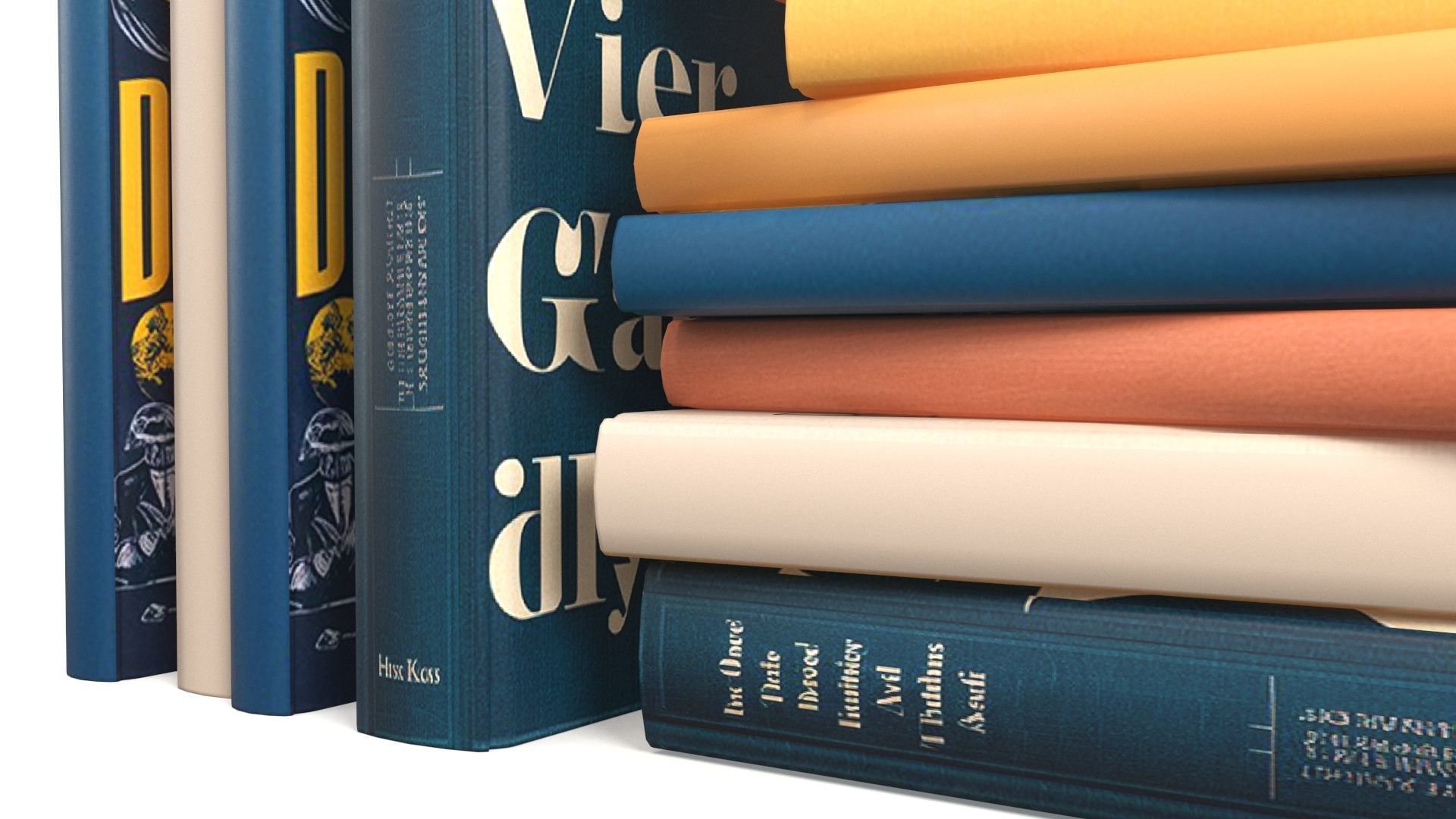 Pile of Books 3D model_18