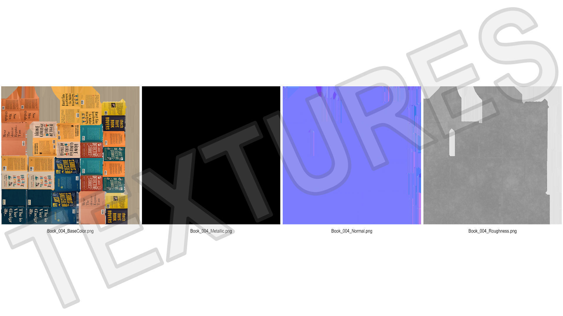 Pile of Books 3D model_22