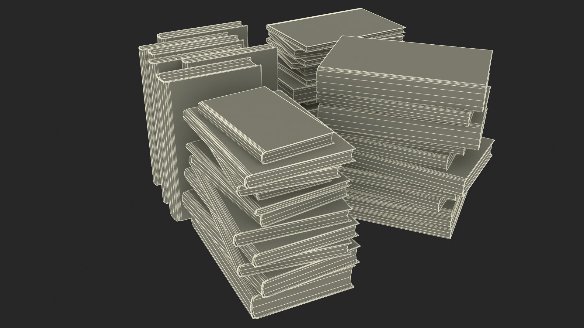 Pile of Books 3D model_31