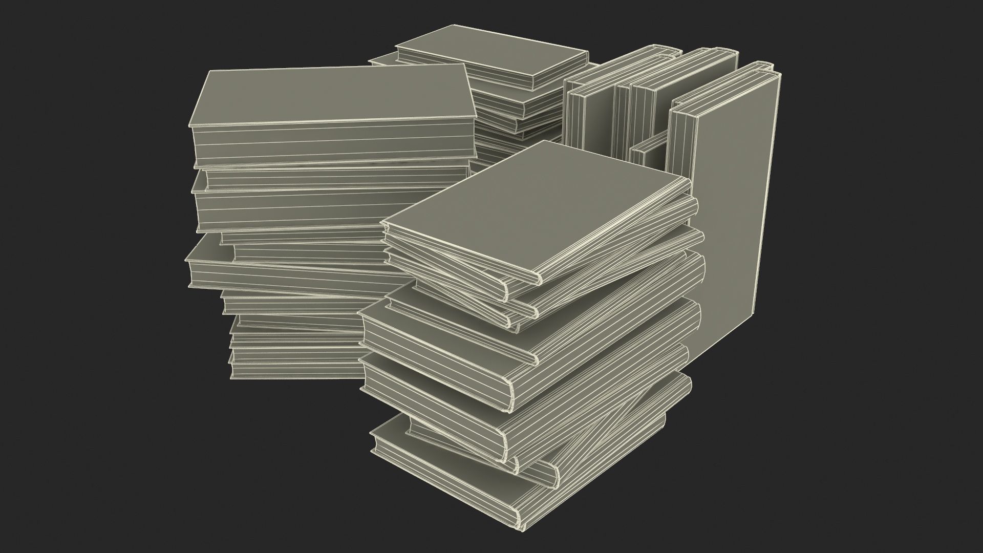 Pile of Books 3D model_30