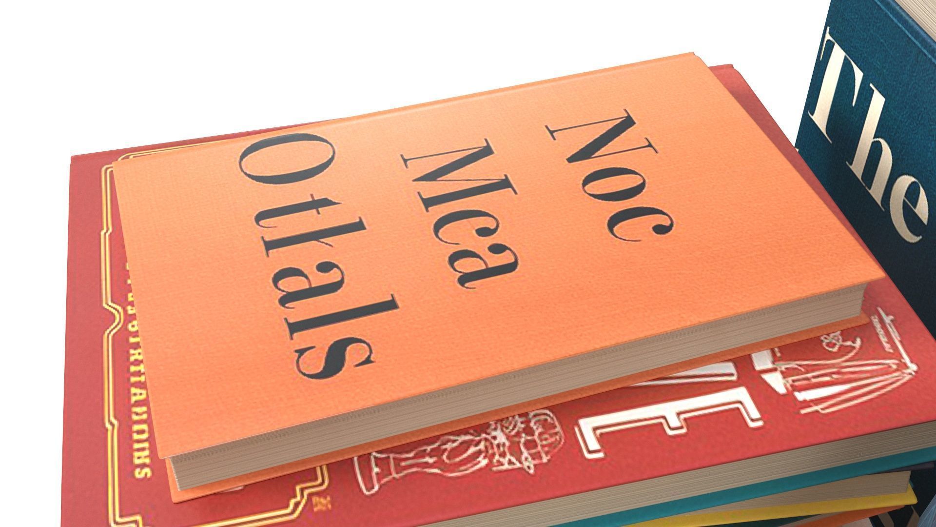 Pile of Books 3D model_17