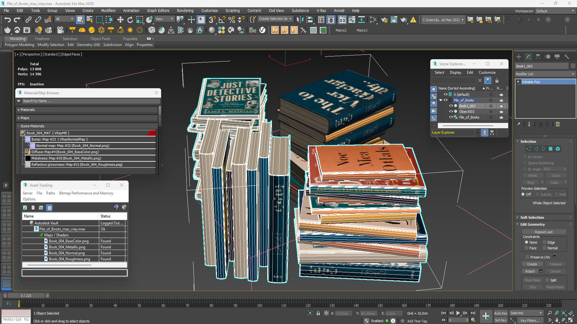 Pile of Books 3D model_23