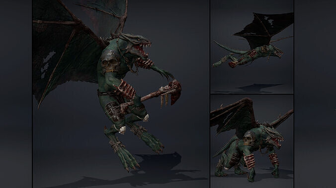 Mistweaver Furry Brutal Low-poly 3D model