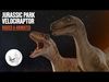 Jurassic Park Park Velociraptor Blender Low-poly 3D model_2