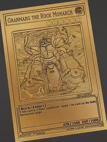 Granmarg the Rock Monarch - yu-gi-oh Free 3D print model