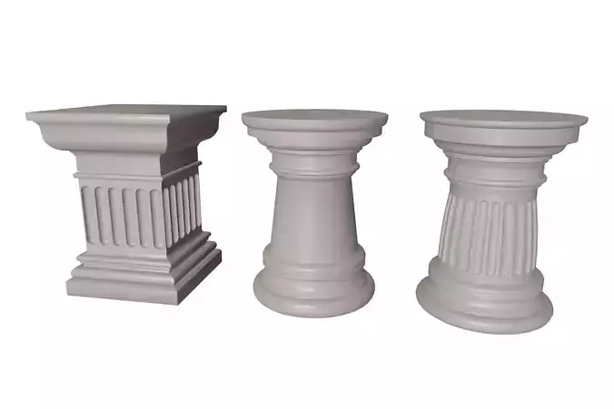 Classical Pedestal Column Base