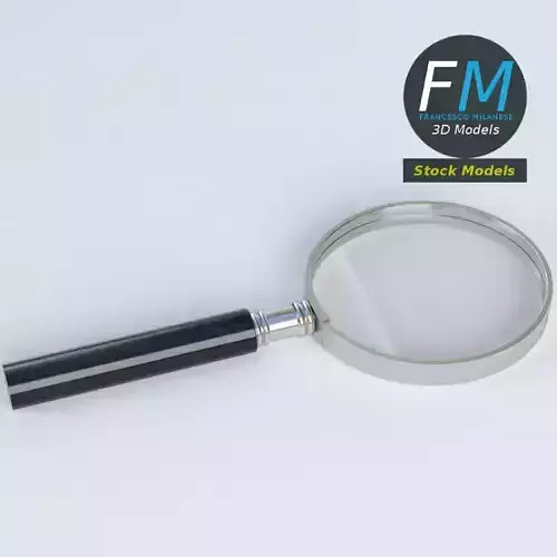 Magnifying glass 3D model