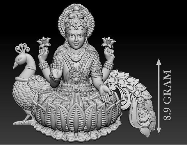 Laxmi Mata 3D print model 3D print model