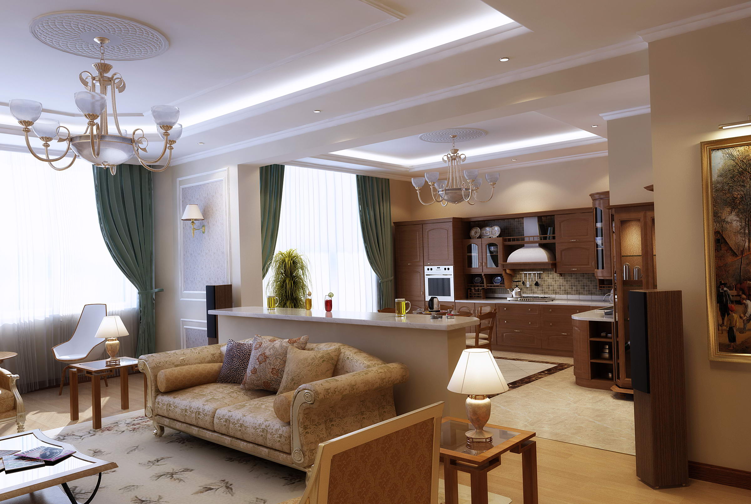 Living Room 3d Model Living Room 3d Model