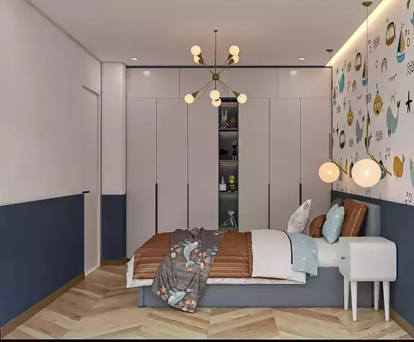 MODERN KIDS ROOM 3D MODEL