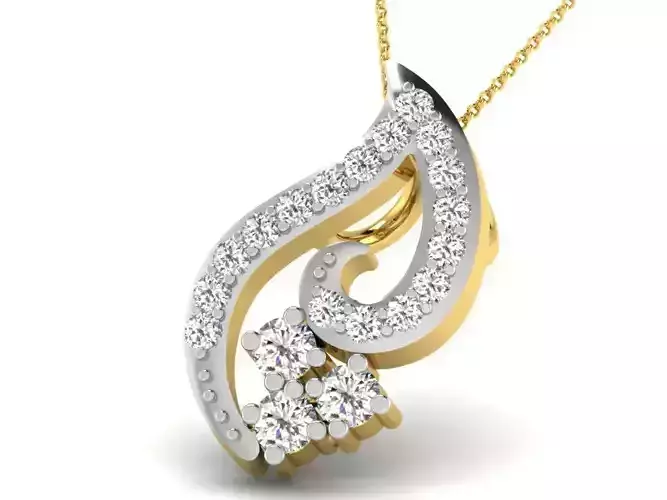 Jewelry 3D Models with render and 3dm  stl - DP-5376