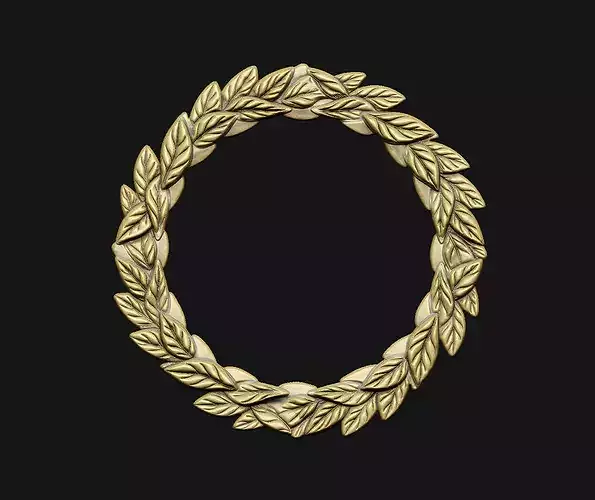  laurel wreath design jewelry-art workshop medal scrollwork