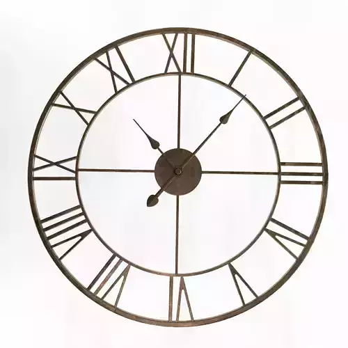 Vintage Roman Numeral Wall Clock