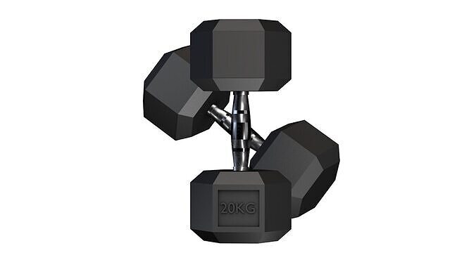 DumbBells 3D model
