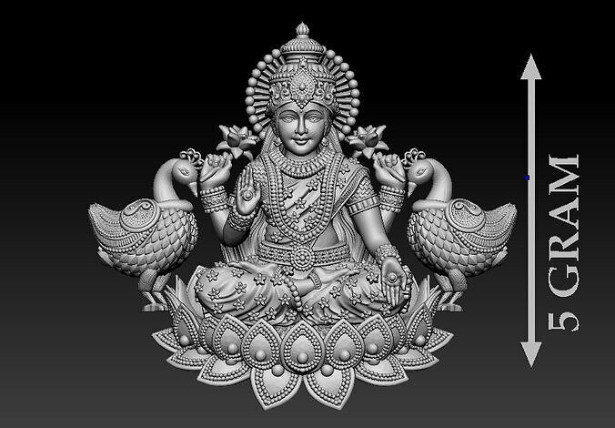 Laxmi Mata 3D print model 3D print model