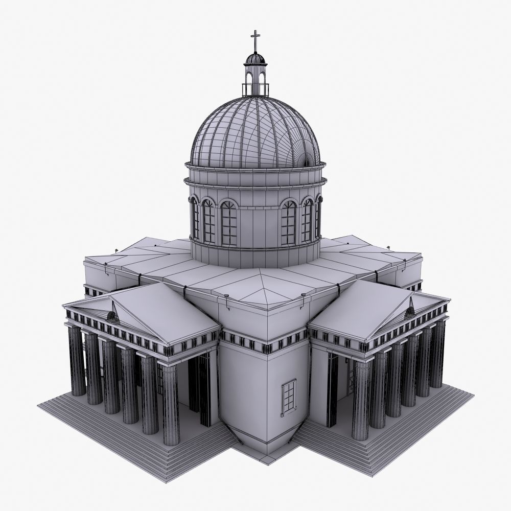 Nativity Cathedral 3D model_7