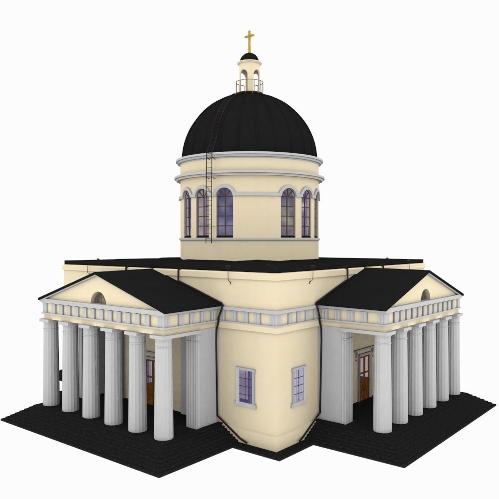 Nativity Cathedral 3D model_1