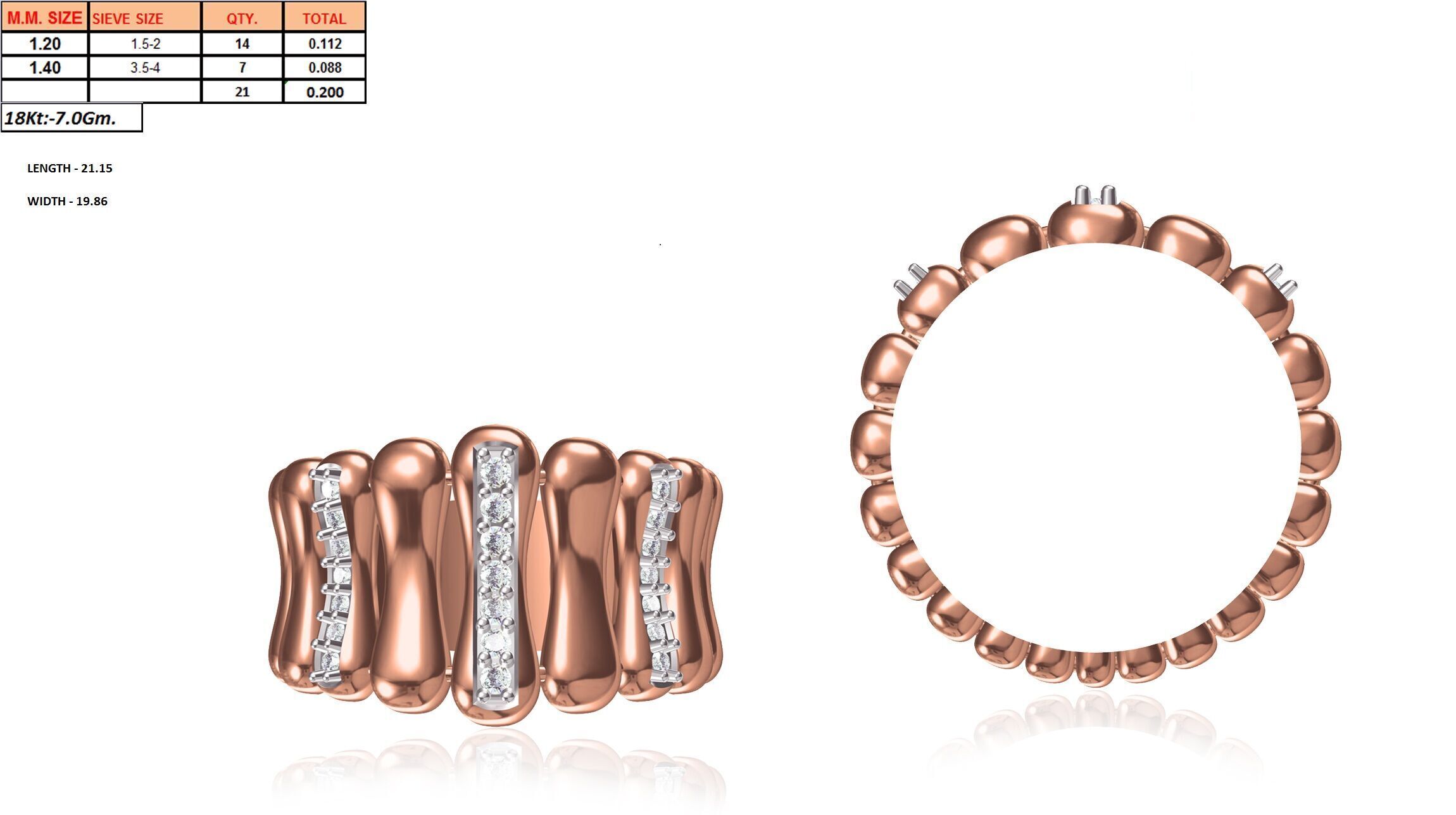 Women Ring Render 3dm STL MTL SLC JCD OBJ FBX Details 3D print model_24