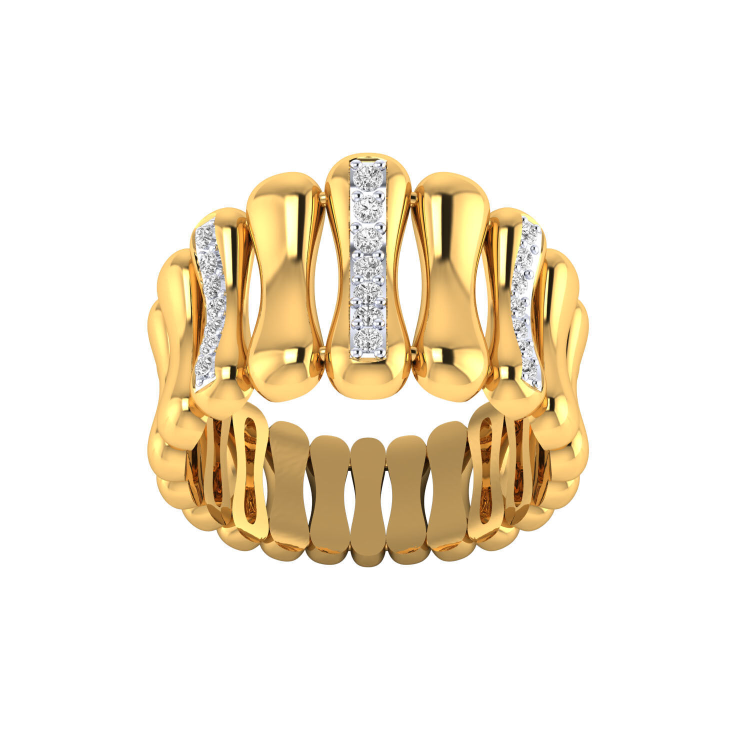 Women Ring Render 3dm STL MTL SLC JCD OBJ FBX Details 3D print model_22