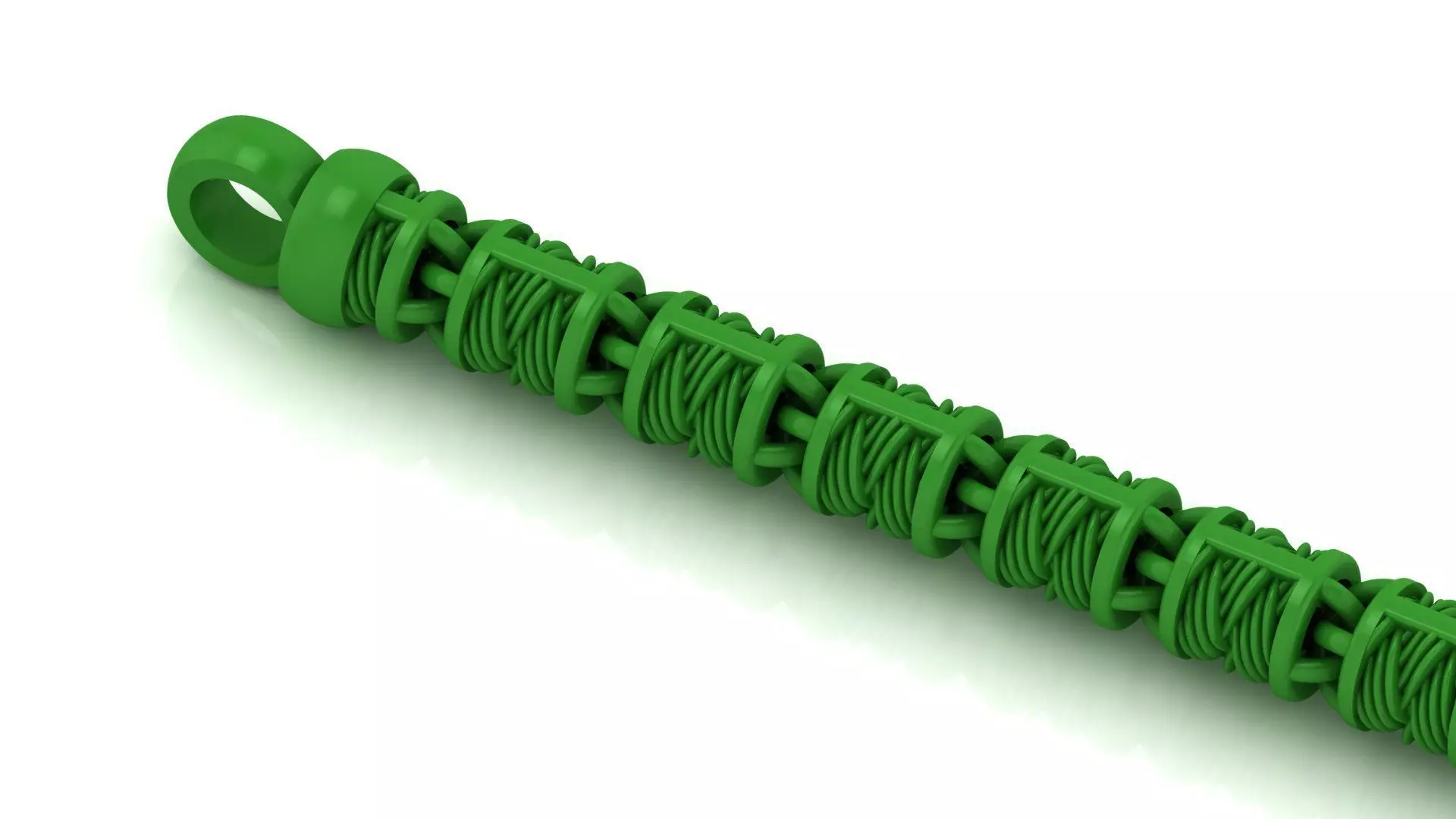 6mm STRICK TYPE Luxury Textured Chain Detailed 3D Model 3D print model