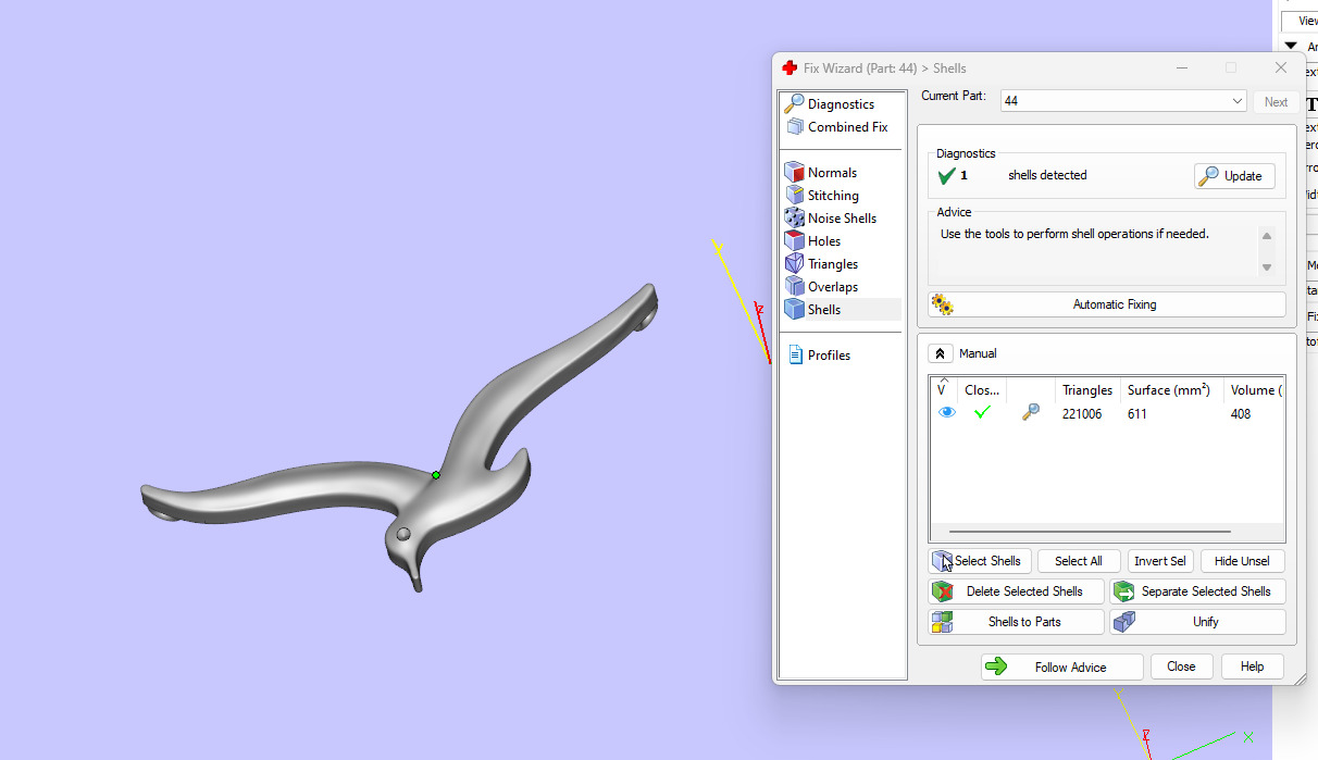 BIRD PENDANT 3D print model 3D print model_2