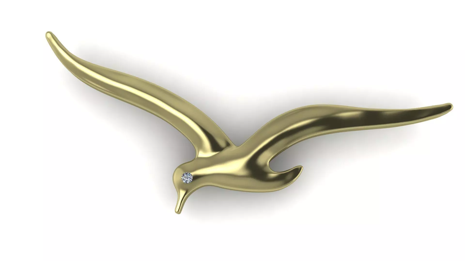 BIRD PENDANT 3D print model 3D print model_0