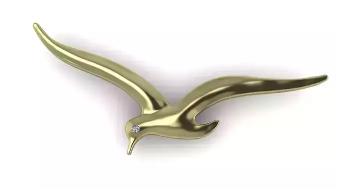 BIRD PENDANT 3D print model