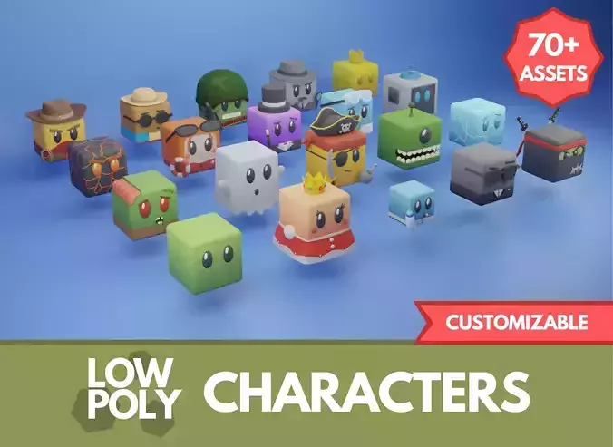 Low Poly Characters Pack