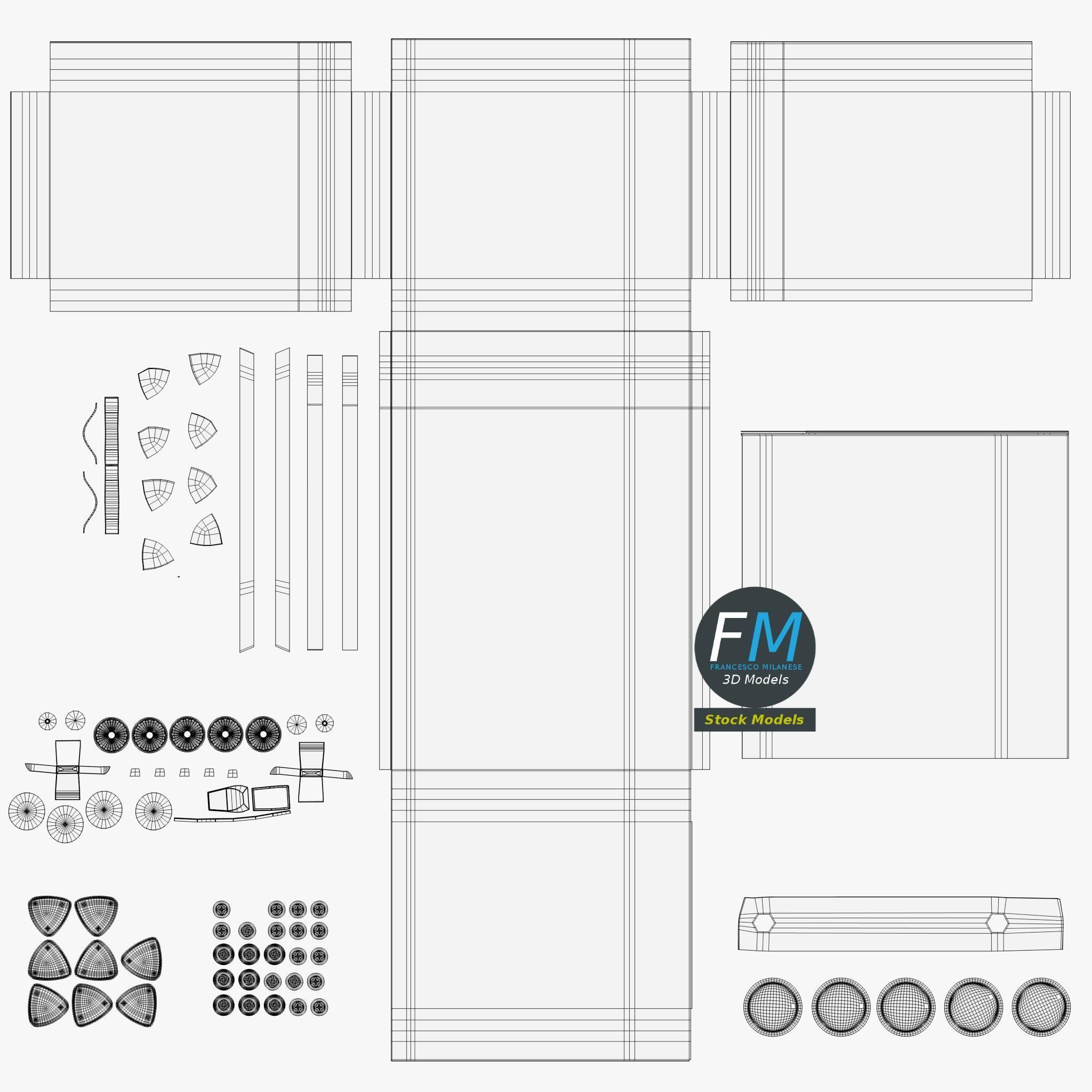 Guitar amplifier 3D model_11