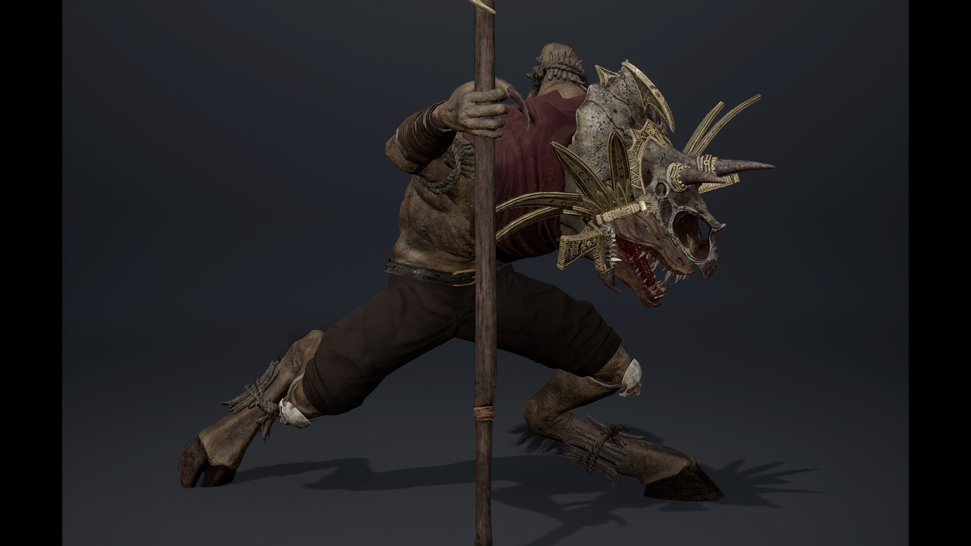 Mist Mage Arm2 Low-poly 3D model_21