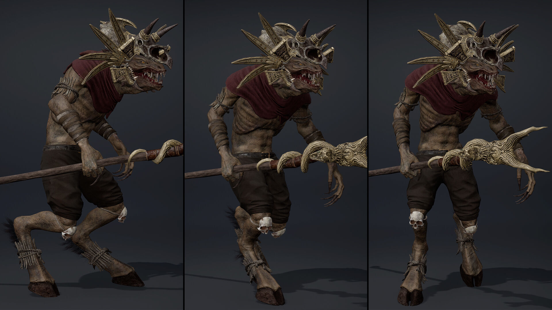 Mist Mage Arm2 Low-poly 3D model_11