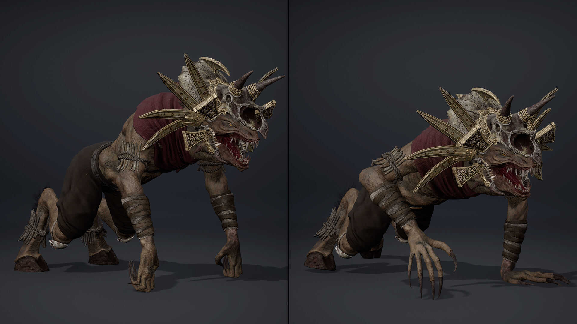 Mist Mage Arm2 Low-poly 3D model_9